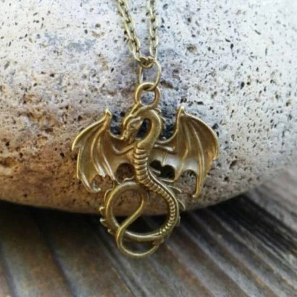 Dragon Medieval Thrones Game Necklace
